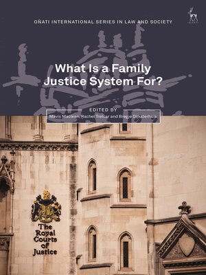 cover image of What Is a Family Justice System For?